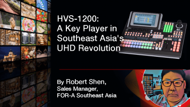 FOR-A UHD video switcher HVS-1200