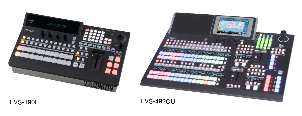 NDI-compatible video switcher HVS-490, HVS-190I