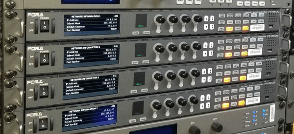 Lyon Video Selects FOR-A FA-9600 Signal Processors