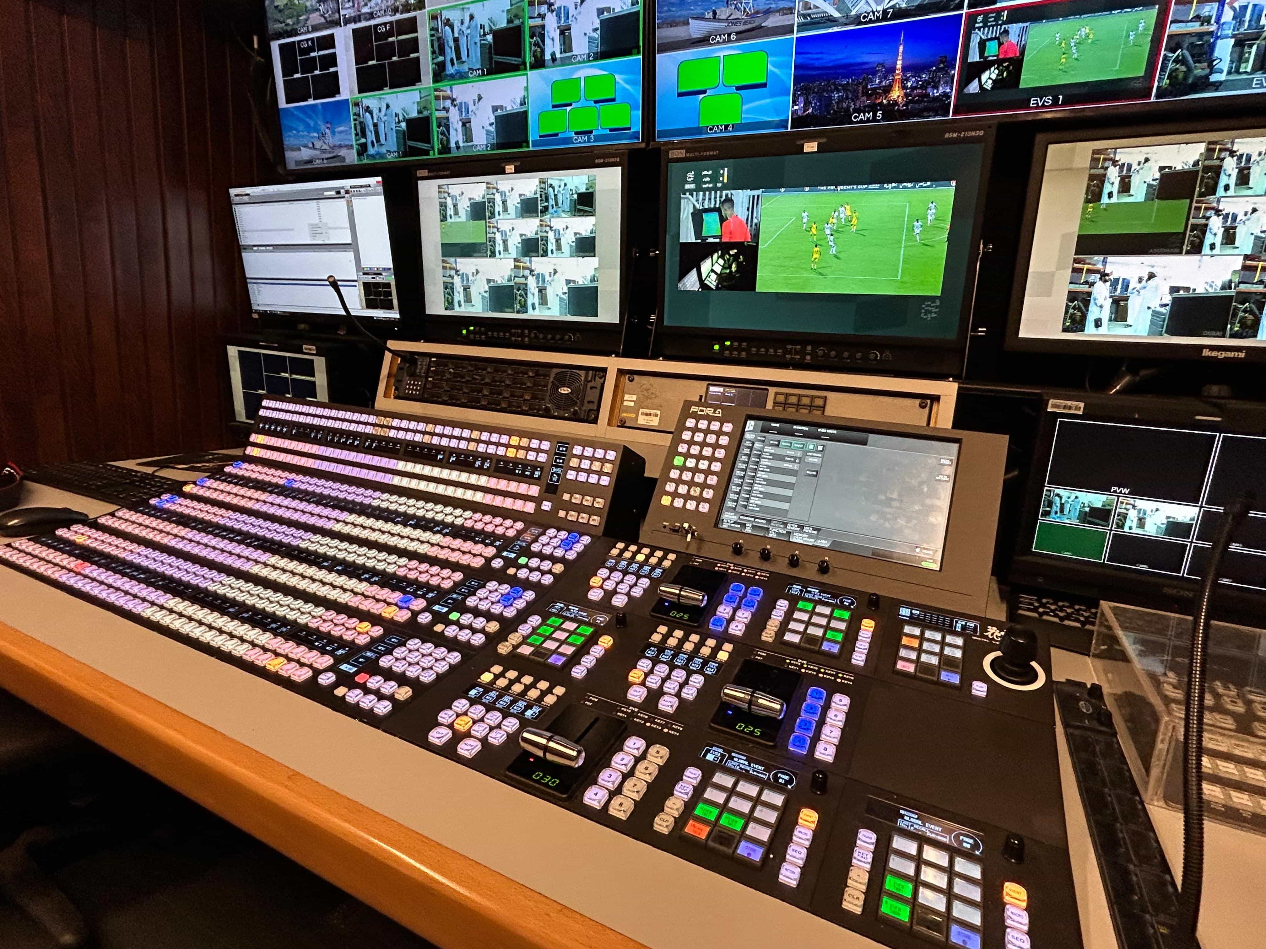 HVS-2000 Video switchers at Sharjah TV