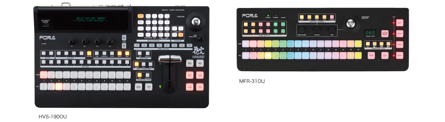 MFR-3100EX ardware control panels